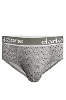 Desenli Gri Hipster Erkek Slip  Darkzone DZN6130