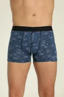 Desenli Likralı Boxer 6'lı Paket Arma Yıldız 1144 - 6 ADET Asorti detay görünüm