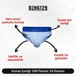 Desenli Mavi Hipster Erkek Slip  Darkzone DZN6129 görsel 4