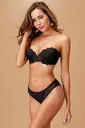 Destekli Siyah Straplez Sütyen Takım Nurteks 4511