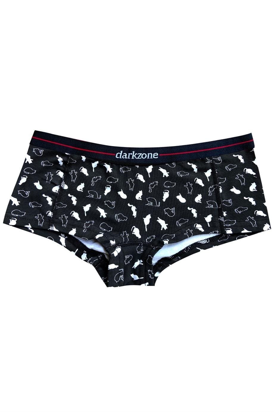 Kedi Desenli Kadın Boxer Dijital Baskılı Darkzone DZBYN0017