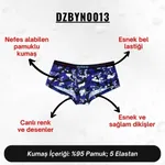 Kuş Desenli Kadın Boxer Darkzone Dijital Baskılı DZBYN0013 Görsel detay görünüm