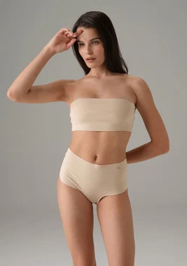 Doreanse Dikişsiz Yüksek Bel Marka Baskılı Slip Doreanse 7003