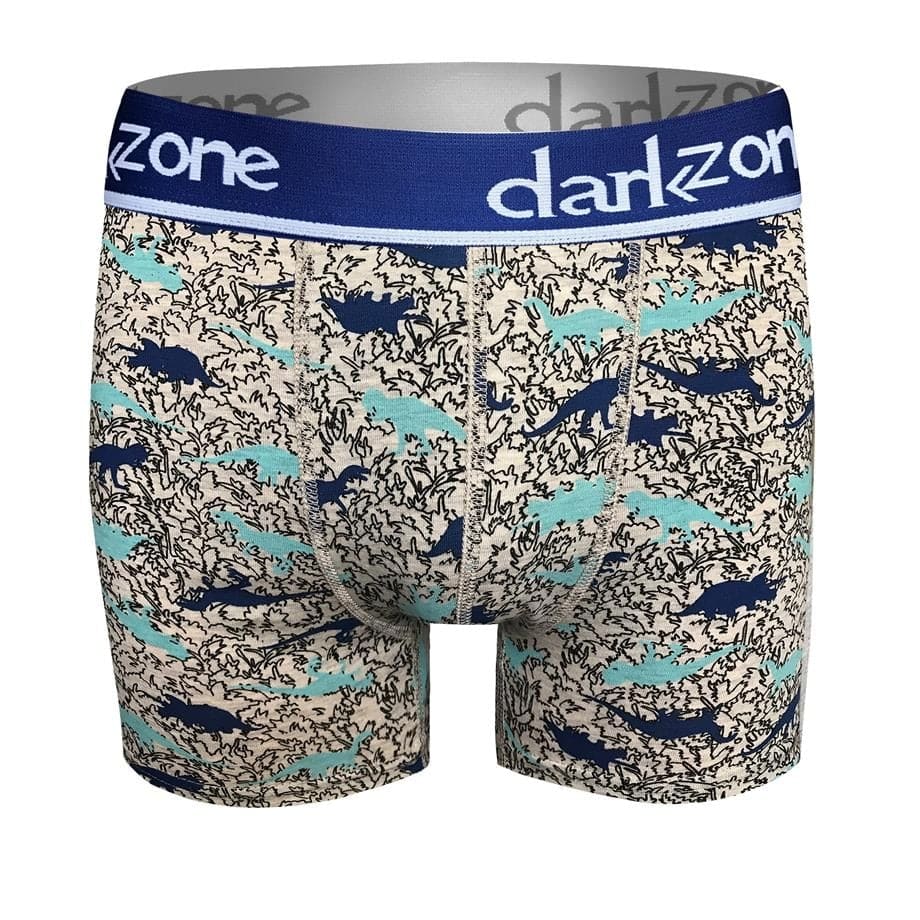 Dinazor Desenli Krem Erkek Boxer Darkzone DZN2692
