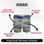 Dinazor Desenli Krem Erkek Boxer Darkzone DZN2692 farklı açı