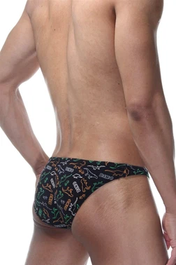 Darkzone Dinazor Desenli Siyah Erkek Slip  Darkzone DZN6442 - Alternatif Görünüm