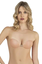 Fabony Dolu Cup (Destekli) Yapışkanlı Slikon Sütyen Fabony 3450