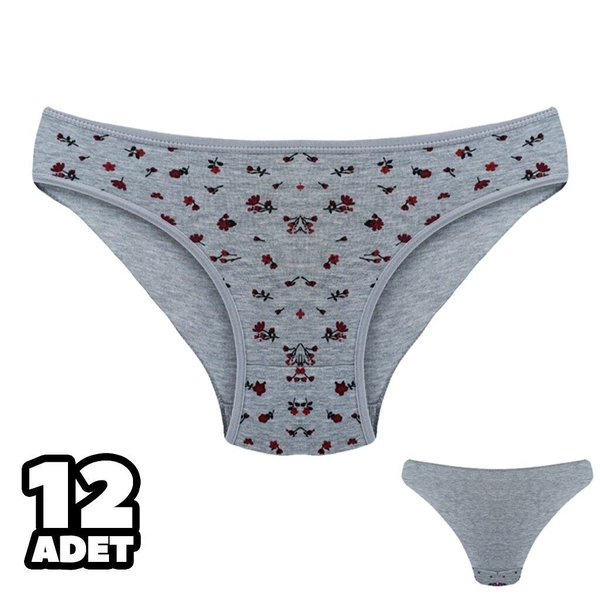 Desenli Bayan Bikini 12'li Dondeza 101-137