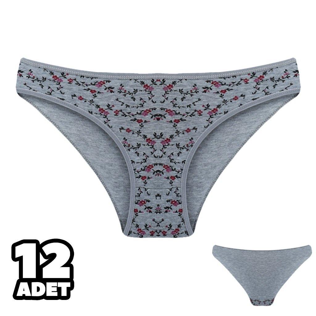 Desenli Bayan Bikini 12'li Dondeza 101-139