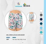Karışık Desenli Erkek Çocuk Boxer 12'li Dondeza 507 Asorti
