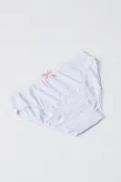 DoReMi 2li Pamuklu Kız Çocuk Külot 002-000863 Beyaz-Pembe görsel 4