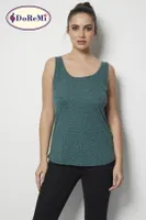 DoReMi Bayan Tişört 002-000569 Yeşil detay görünüm