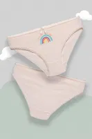 DoReMi Kız Çocuk Külot 002-001022 Pudra görsel 5