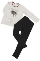 DoReMi Kız Çocuk Pijama Takımı 002-000593 Gri