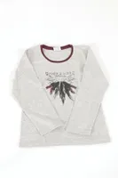 DoReMi Kız Çocuk Pijama Takımı 002-000593 Gri detay görünüm