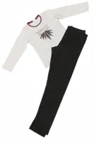 DoReMi Kız Çocuk Pijama Takımı 002-000593 Gri görsel 4