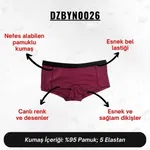 Eflatun Kadın Boxer Darkzone DZBYN0026 Görsel detay görünüm