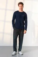 Ekose Desenli Erkek Pijama Takımı Doreanse 25K4533