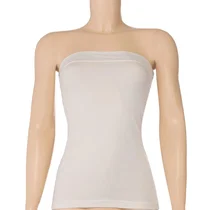 Yıldız Çamaşır Ekru 3'lü Paket Likralı Straplez Kadın Atlet Yıldız 2182