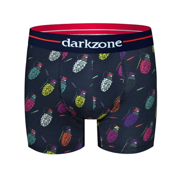 El Bombası Desenli Erkek Boxer (Dijital Baskılı) Darkzone DZN2075