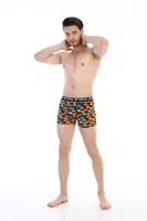 Emoji Desenli Dijital Baskı Çift Kaplan Erkek Boxer 796 Görsel görsel 6