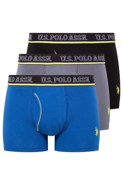 U.S. Polo Assn. 3Lü Pamuklu Erkek Boxer 80508