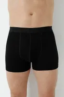 Erkek Bambu Boxer Siyah 3lü Paket Arma Yıldız 1172 - 3 ADET Siyah farklı açı