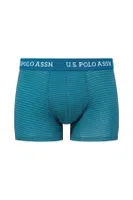U.S. Polo Assn. Erkek 3Lü Pamuklu Boxer 80515 görsel 9