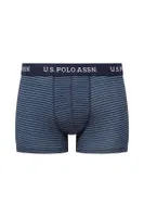 U.S. Polo Assn. Erkek 3Lü Pamuklu Boxer 80515 görsel 4