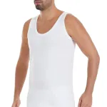 Erkek Beyaz 6'lı Paket %100 Pamuk Atlet Yıldız 00 Beyaz