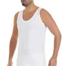 Erkek Beyaz 6'lı Paket %100 Pamuk Atlet Yıldız 00