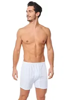 Erkek Beyaz Arjantin Paçalı Boxer Arma Yıldız 1005 Beyaz