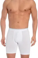 Erkek Beyaz Likralı Uzun Boxer 3'lü Paket Arma Yıldız 1173 - 3 ADET Beyaz detay görünüm