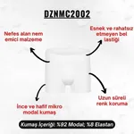 Erkek Beyaz Mikro Modal Boxer Darkzone DZNMC2002 görsel 9