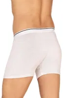 Erkek Beyaz Modal Pamuklu Boxer Şort Özkan 11256 Beyaz detay görünüm