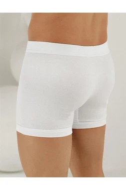 Arma Yıldız Erkek Beyaz Penye Likralı Boxer Arma Yıldız 1144 - Alternatif Görünüm