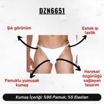 Erkek Beyaz String  Darkzone DZN6651 görsel 5