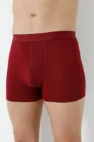 Erkek Bordo Bambu Boxer 3lü Paket Arma Yıldız 1172 - 3 ADET Bordo görsel 5