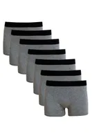 Erkek Boxer Gri 7'Li Set Darkzone DZN7777GR