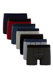 Darkzone Erkek Boxer Karışık Renkli 7'Li Set Darkzone DZN7777