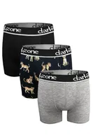Erkek Boxer Pamuklu 3'Lü Set Darkzone DZN9101