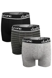 Darkzone Erkek Boxer Pamuklu 3'Lü Set Darkzone DZN9102