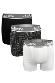 Darkzone Erkek Boxer Pamuklu 3'Lü Set Darkzone DZN9103