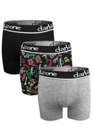 Erkek Boxer Pamuklu 3'Lü Set Darkzone DZN9104