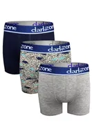 Erkek Boxer Pamuklu 3'Lü Set Darkzone DZN9105