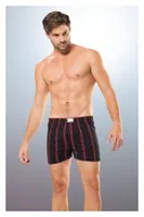 Erkek Büyük Beden Desenli Emprime Penye Boxer Anıt 1279 Görsel