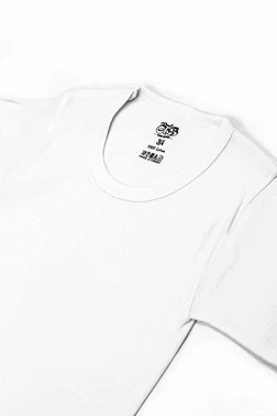 Öts İç Giyim Erkek Çocuk Bisiklet Yaka T-shirt %100 Pamuk ÖTS 7009 - 6 ADET