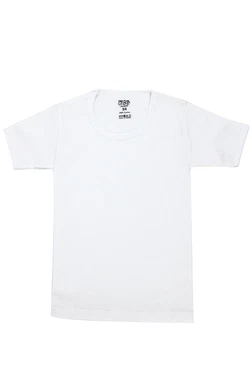 Öts İç Giyim Erkek Çocuk Bisiklet Yaka T-shirt %100 Pamuk ÖTS 7009 - 6 ADET - Alternatif Görünüm