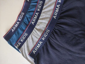 Arma Yıldız Erkek Çocuk Düz Likralı Boxer Arma Yıldız 5541 - 3 ADET - Alternatif Görünüm
