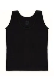 Arma Yıldız Erkek Çocuk Siyah Penye Atlet Arma Yıldız 5502